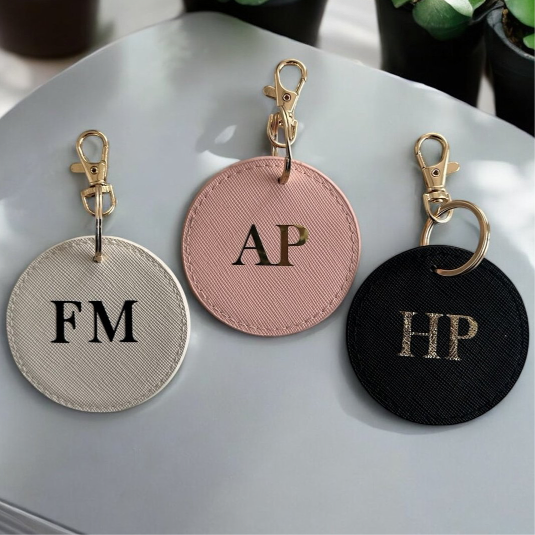 Personalised Round Keyring Tag