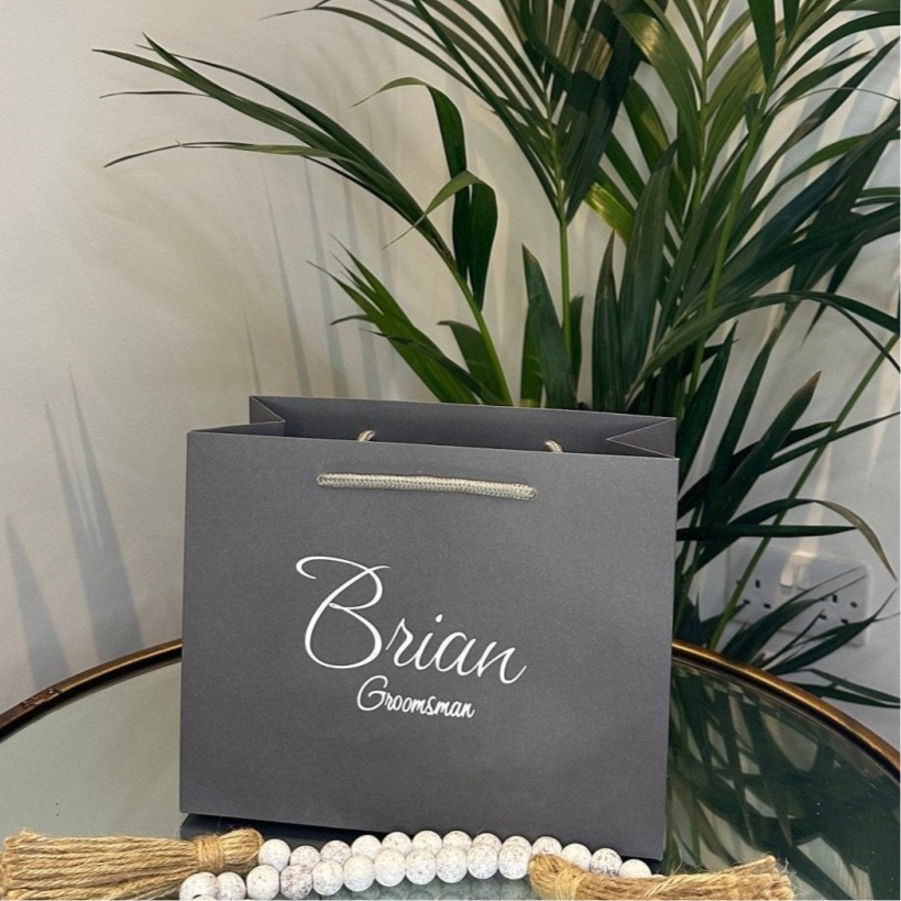 Personalised Gift Bag | Wedding, Stag & Bridal Party Bags | Birthday & Anniversary Favour Bag