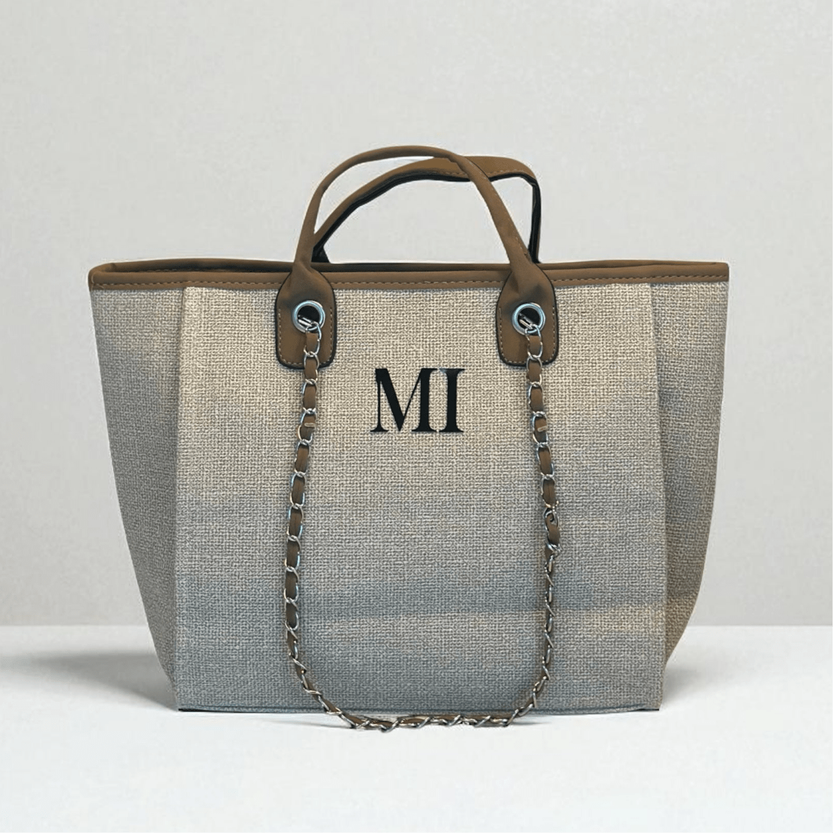 Personalised Medium Totebag Handbag With Initials - SeriouslyPersonal