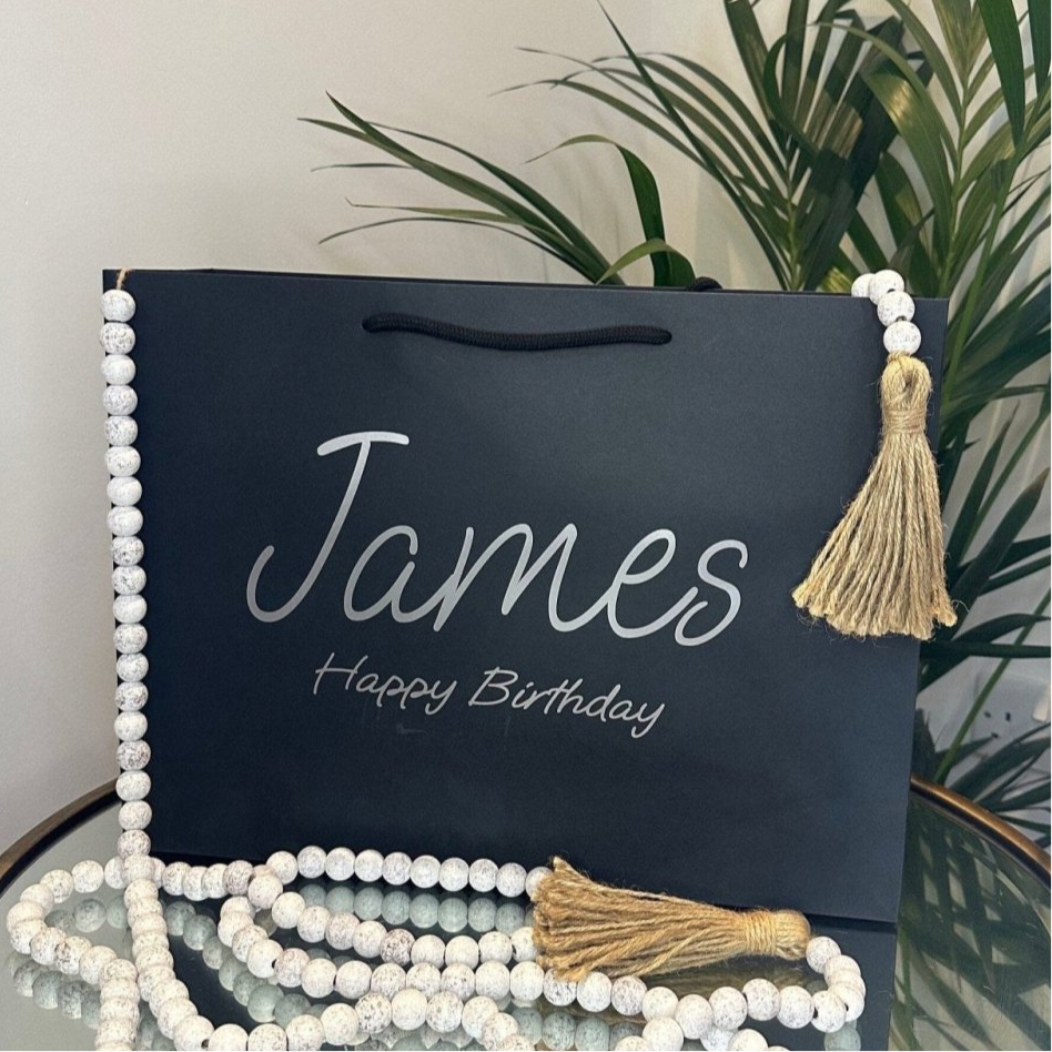 Personalised Gift Bag | Wedding, Stag & Bridal Party Bags | Birthday & Anniversary Favour Bag