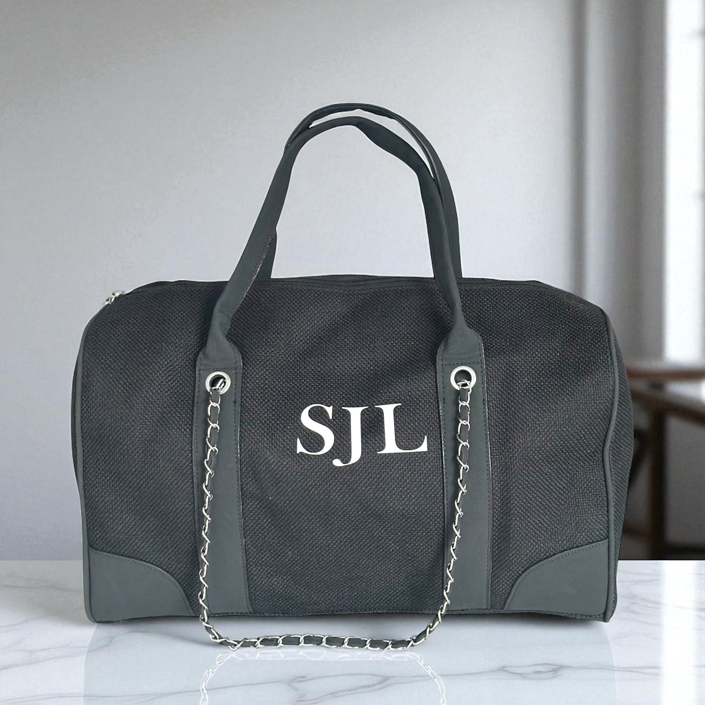 Personalised Duffel Bag With Initials