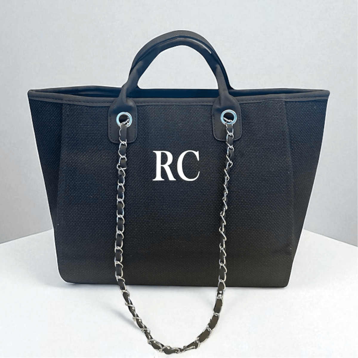 Personalised Medium Totebag Handbag With Initials - SeriouslyPersonal