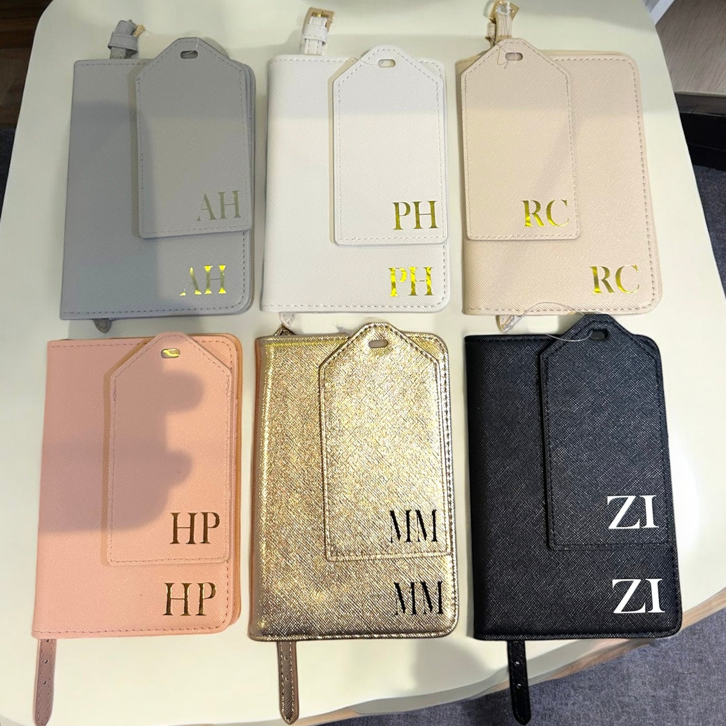 Personalised Passport Holder With Luggage Tag