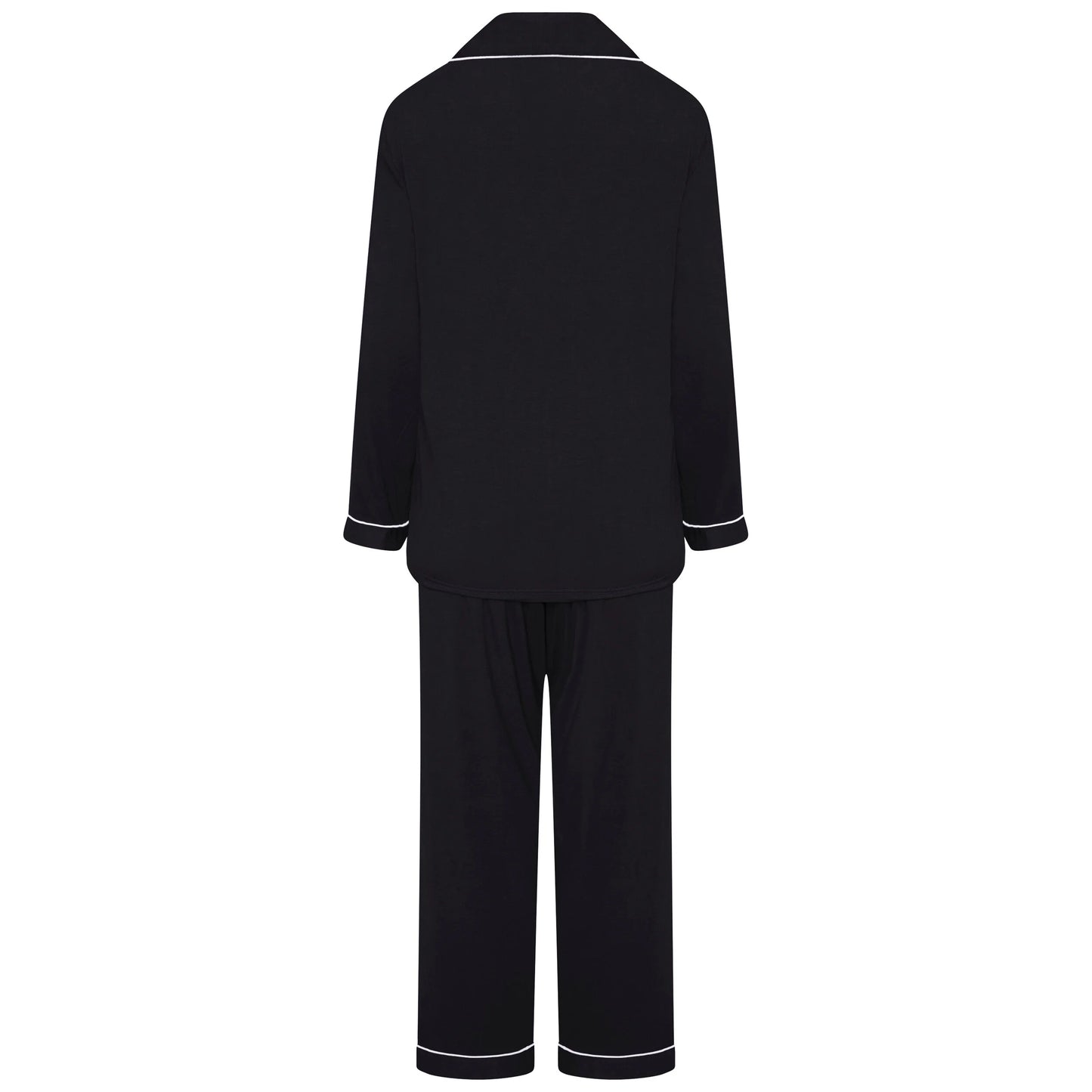 Bamboo Long Pyjama Set - Black