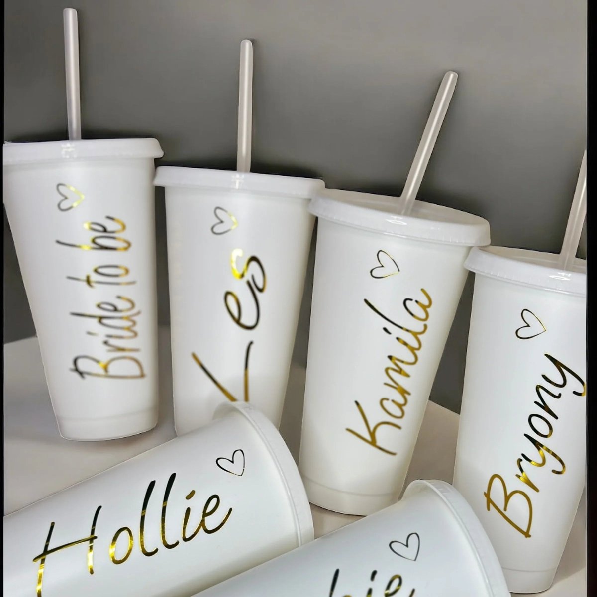 Personalised 24oz 710ml Cold Cup with Straw & Lid | Custom Tumbler - SeriouslyPersonal