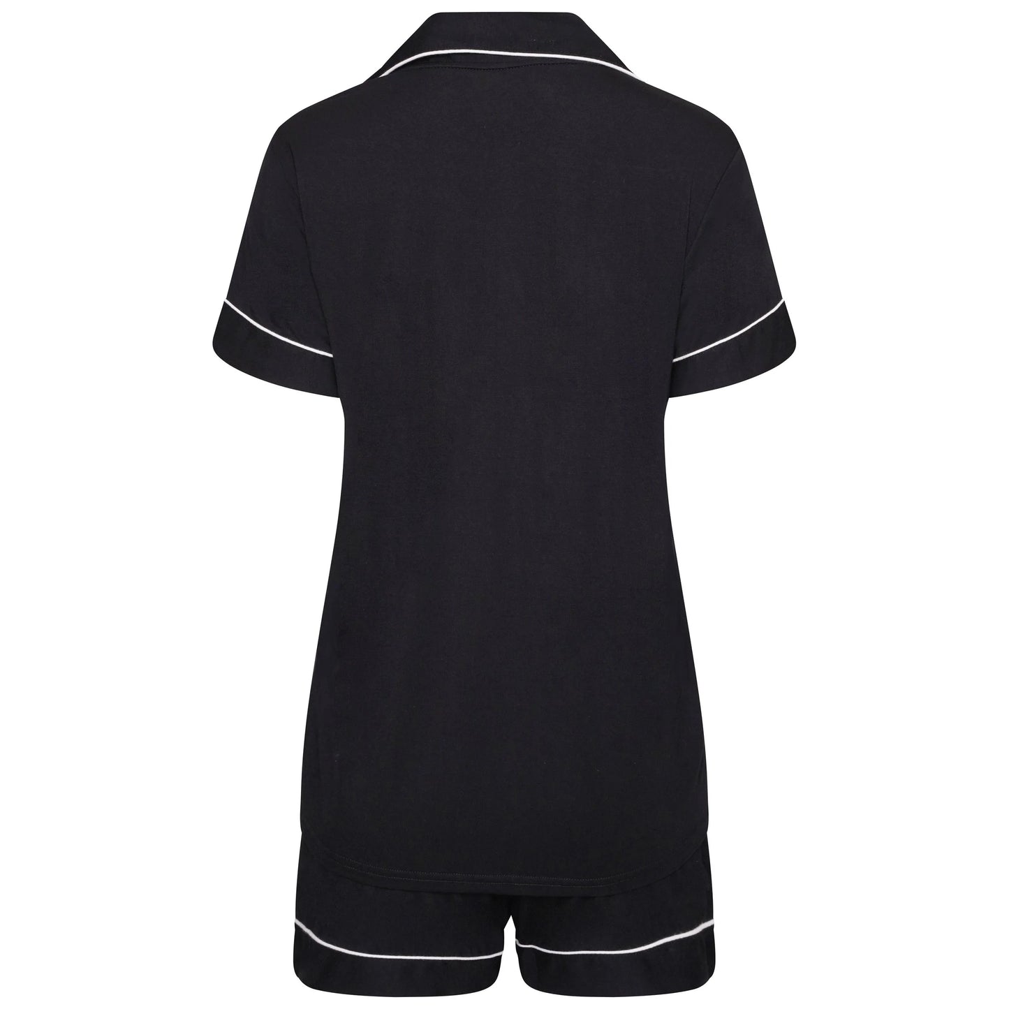 Bamboo Short Pyjama Set - Black