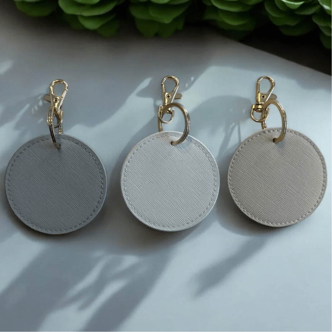 Personalised Round Keyring Tag - SeriouslyPersonal