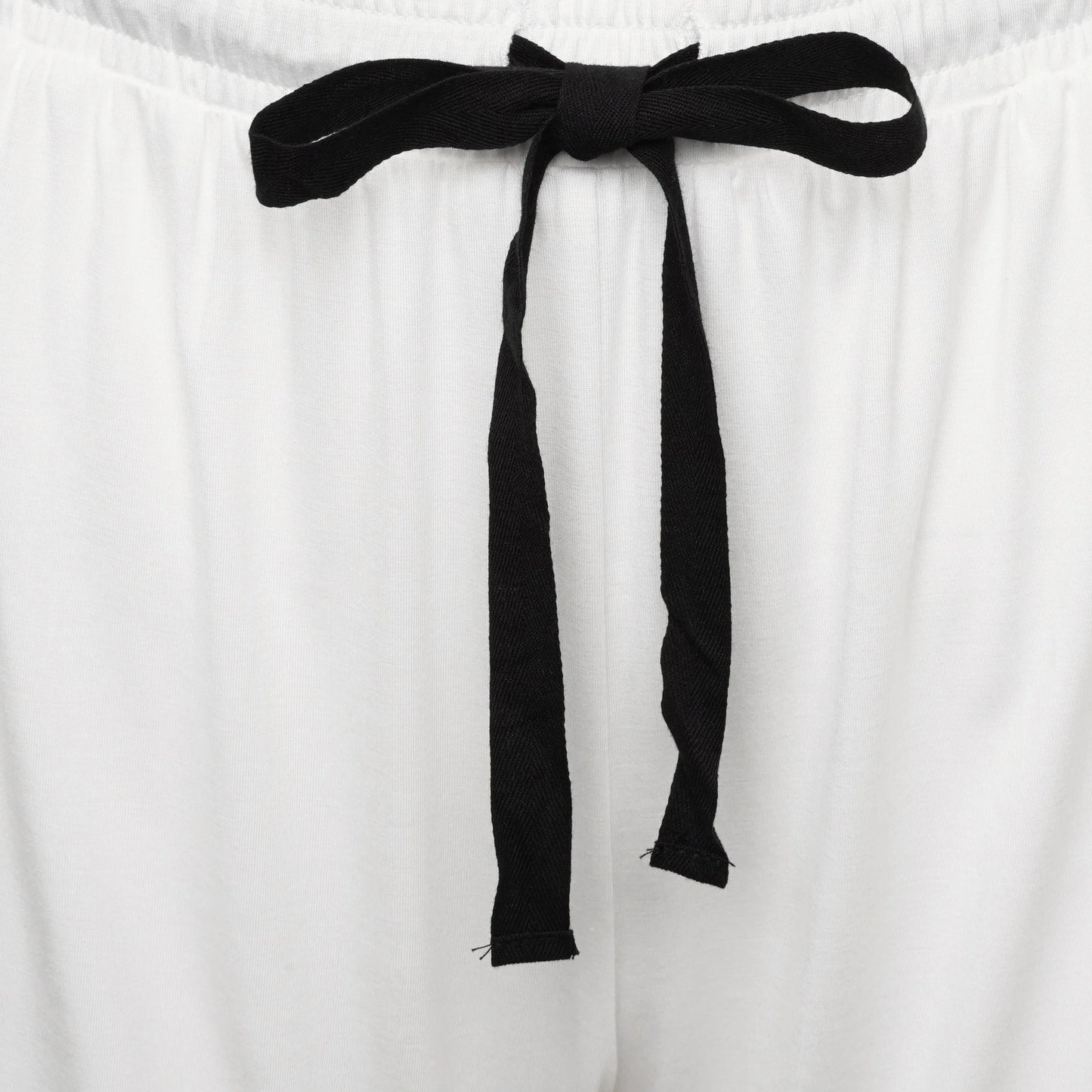 Bamboo Long Pyjama Set - White