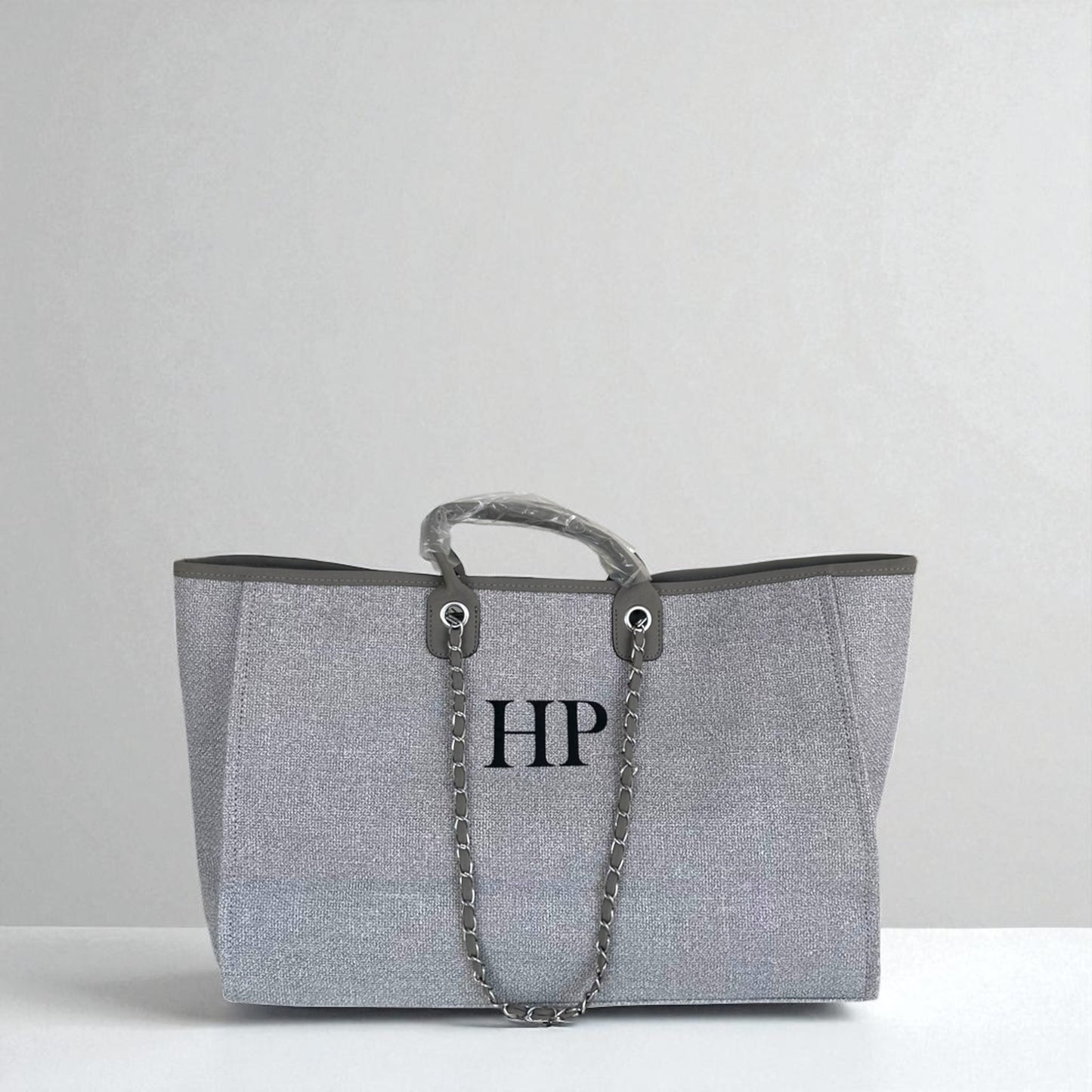 Personalised Large Totebag Handbag With Initials