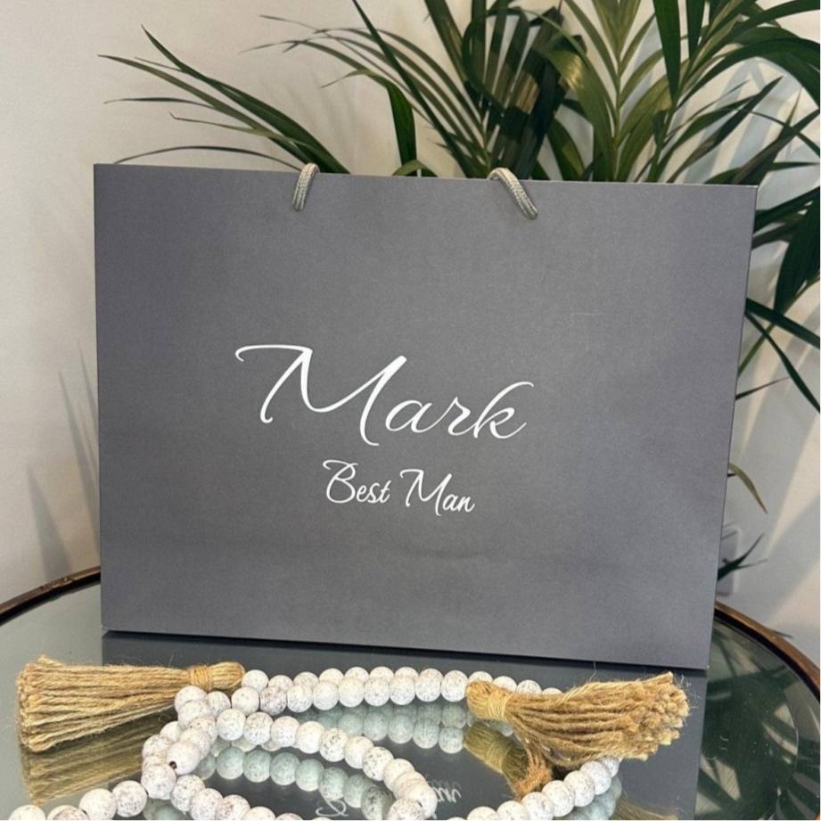 Personalised Gift Bag | Wedding, Stag & Bridal Party Bags | Birthday & Anniversary Favour Bag