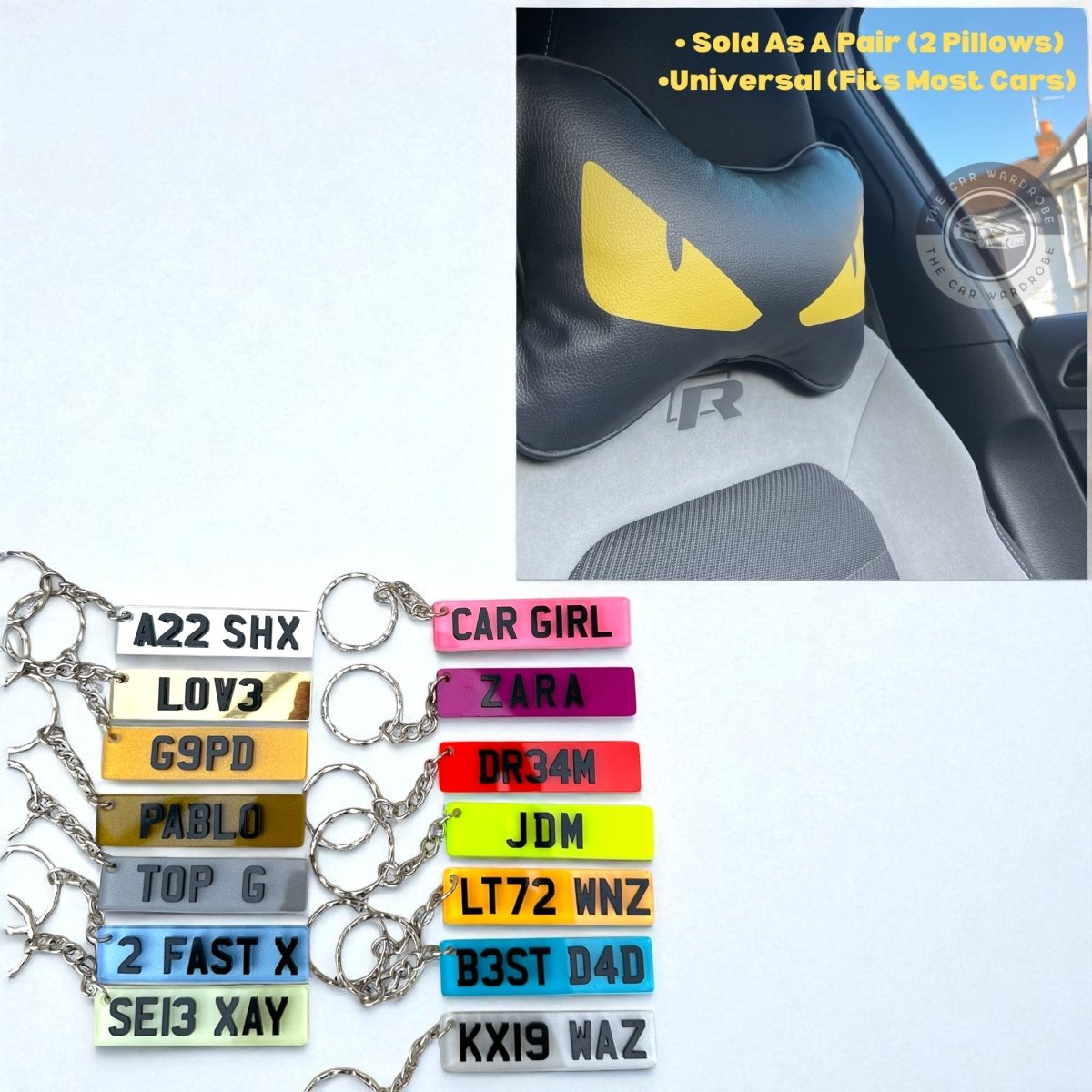 The Driver Kit - Keyring + Pillows - SeriouslyPersonal