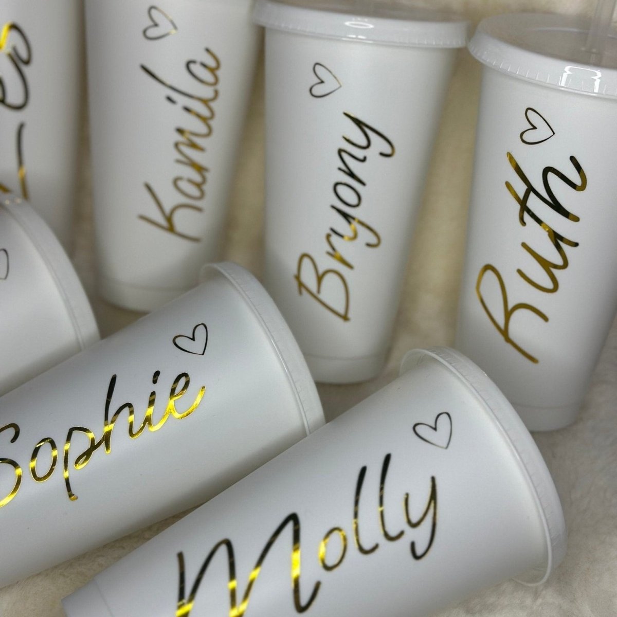 Personalised 24oz 710ml Cold Cup with Straw & Lid | Custom Tumbler | - SeriouslyPersonal