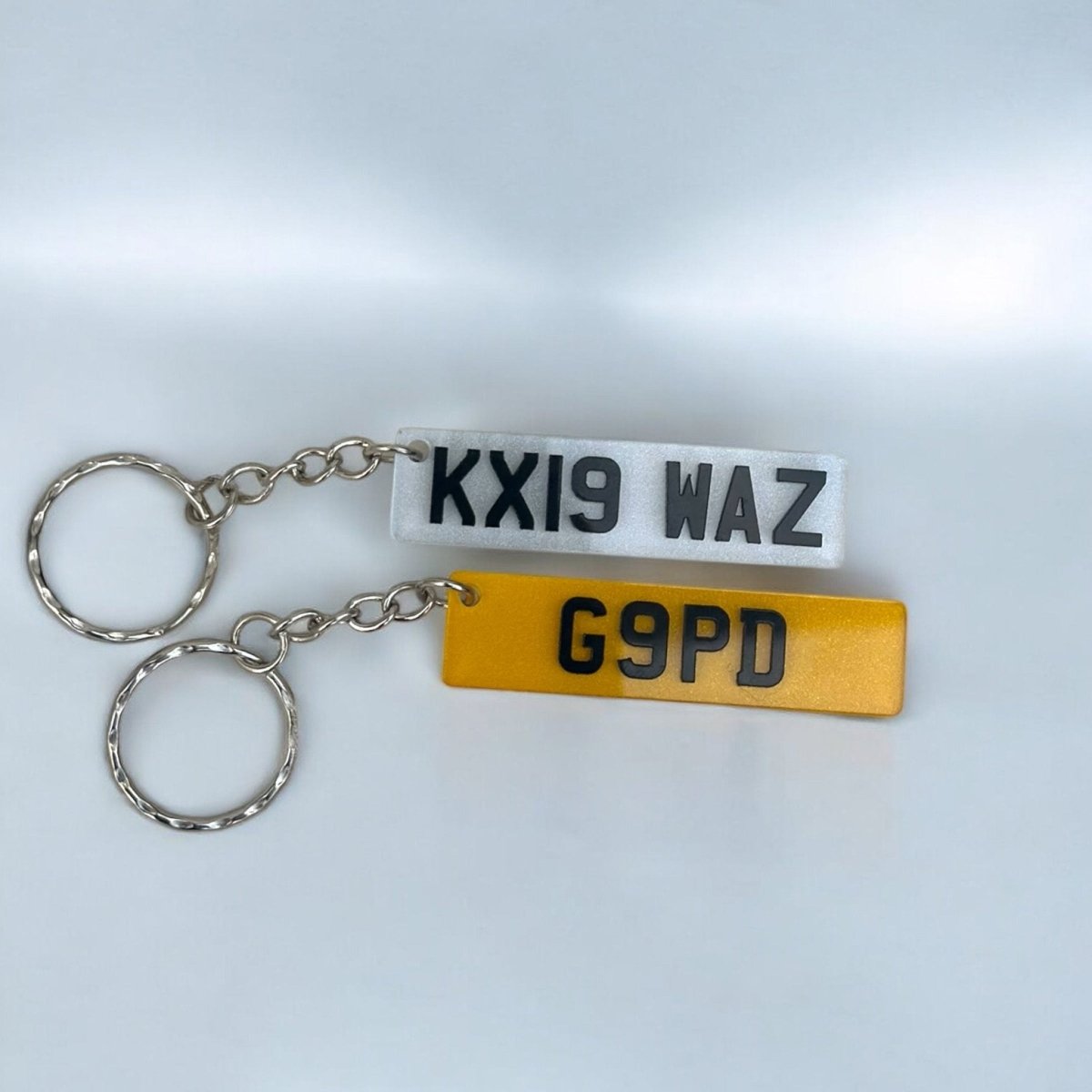 Personalised 4D Number Plate Keyring | Custom Car Registration Plate | Car Accessories | - SeriouslyPersonal