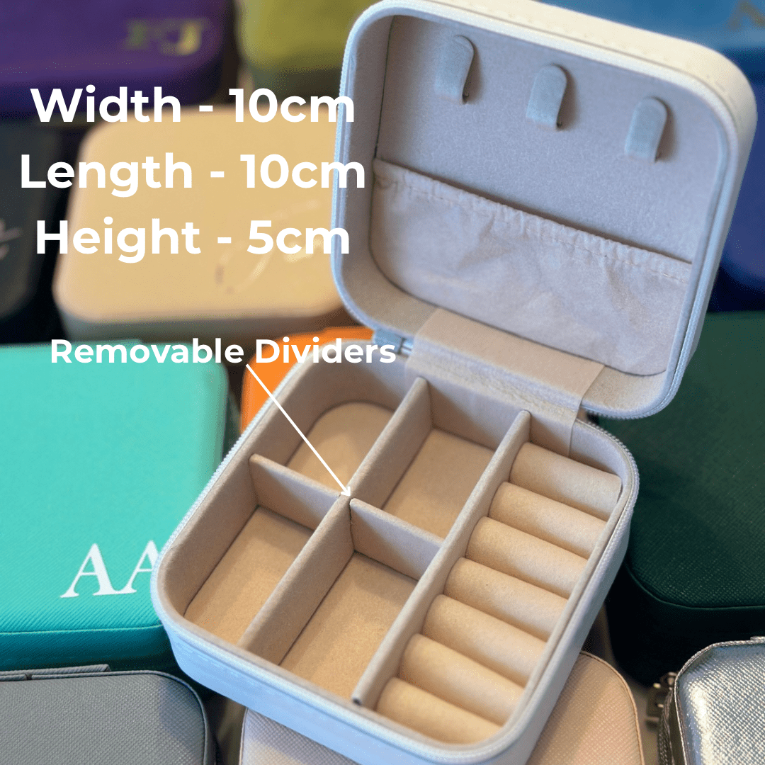Personalised Jewellery Box Travel Jewellery Case Accessories - SeriouslyPersonal