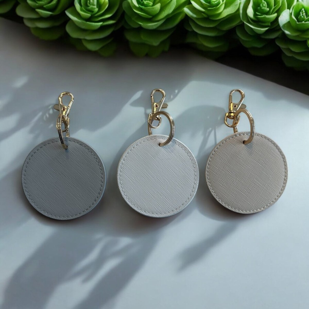Personalised Round Keyring Keytag - SeriouslyPersonal