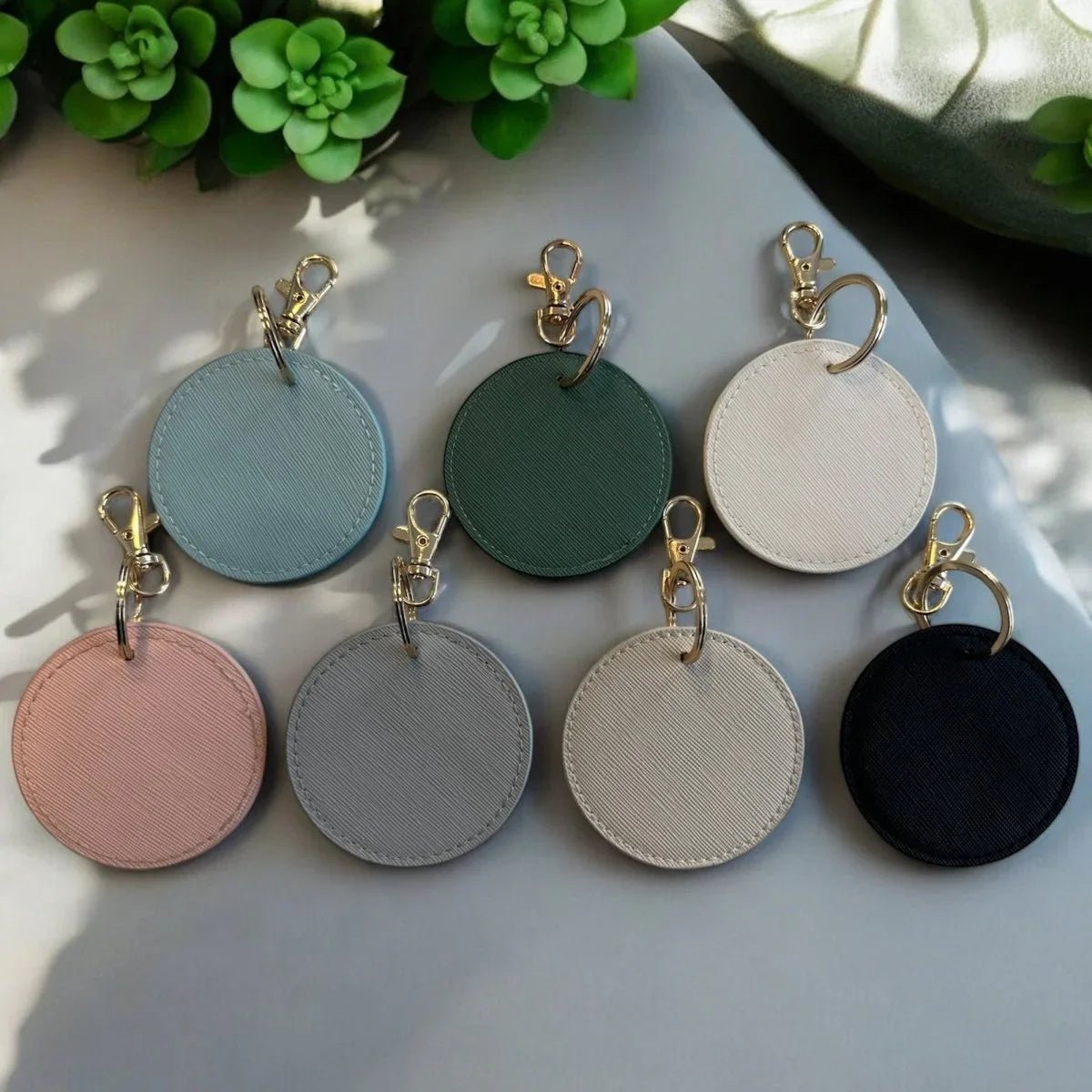 Personalised Round Keyring Keytag - SeriouslyPersonal