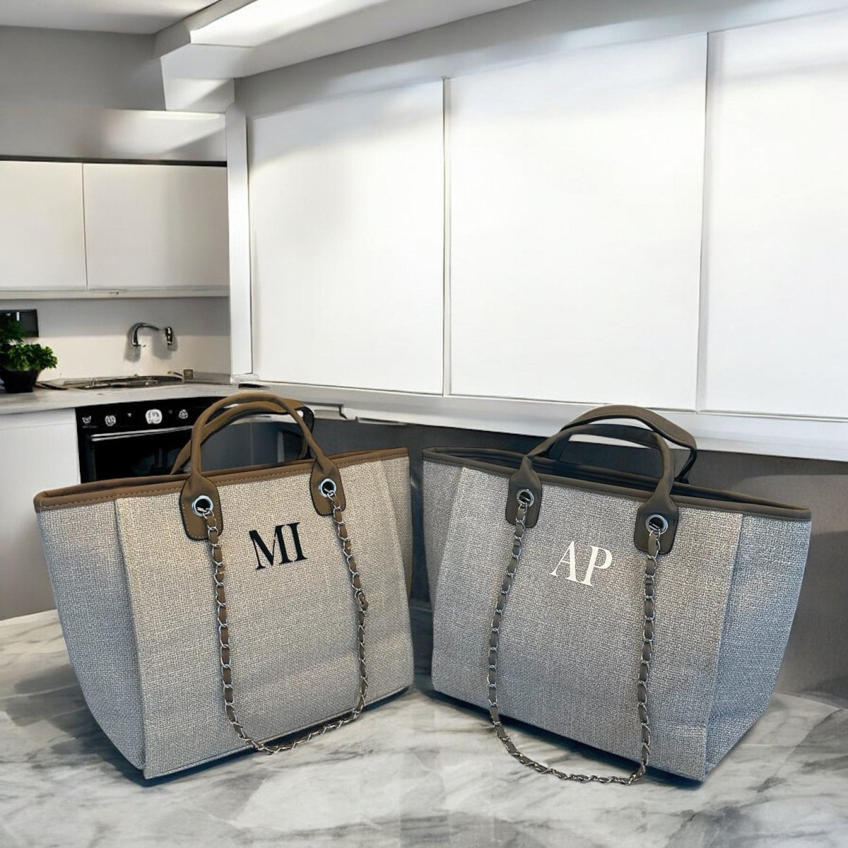 Personalised Totebag Handbag With Initials - SeriouslyPersonal