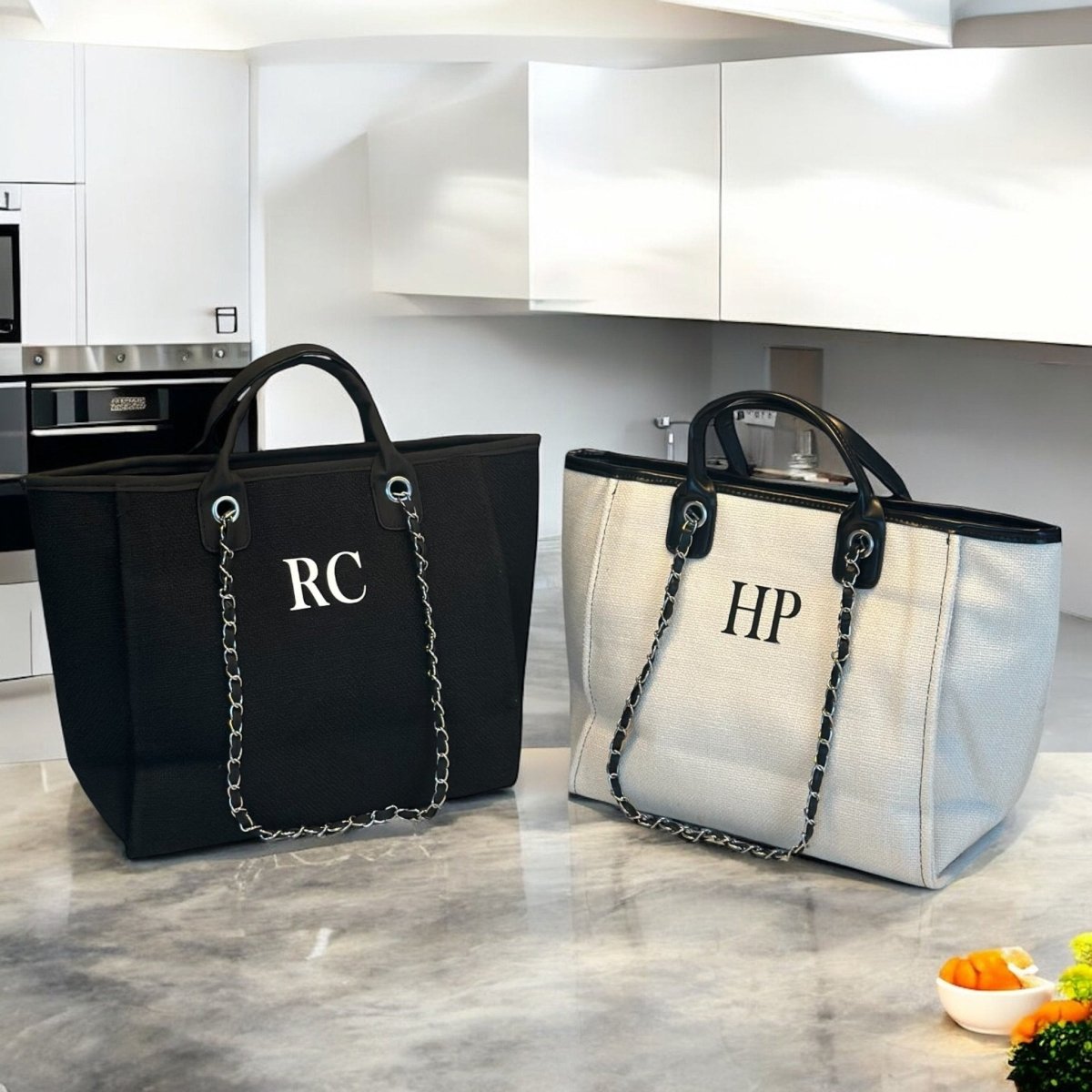 Personalised Totebag Handbag With Initials - SeriouslyPersonal