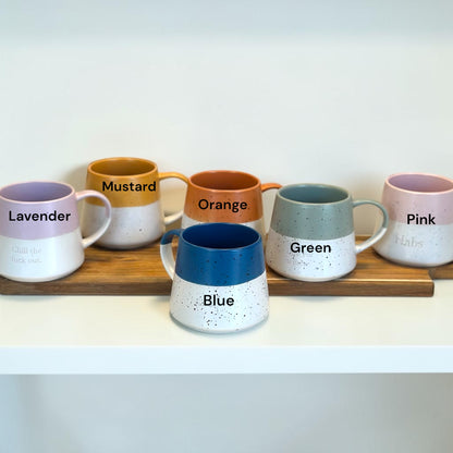 Personalised Two Tone Fleck Mug