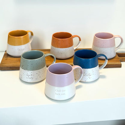 Personalised Two Tone Fleck Mug
