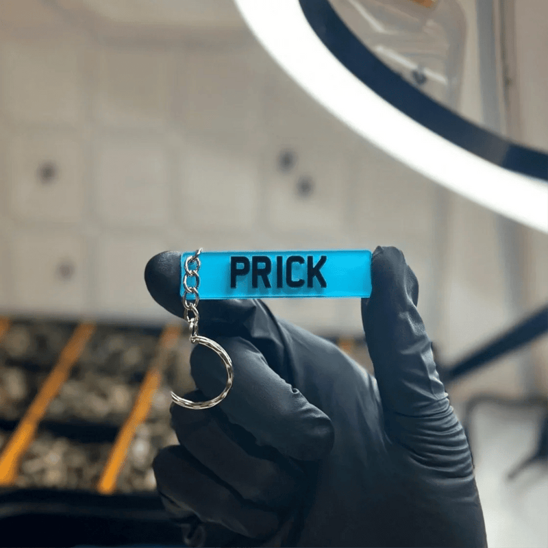 4D Number Plate Keyring Rude Novelty Joke Car Accessories - SeriouslyPersonal