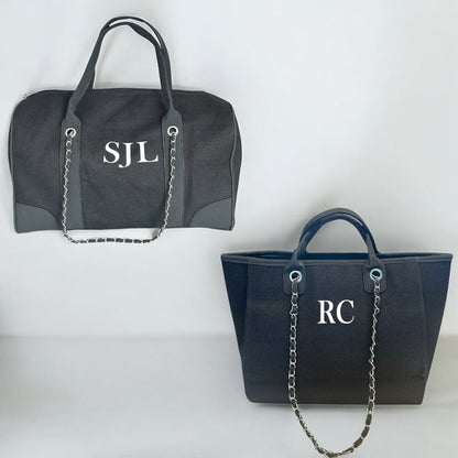 The Weekender Set - All black - SeriouslyPersonal