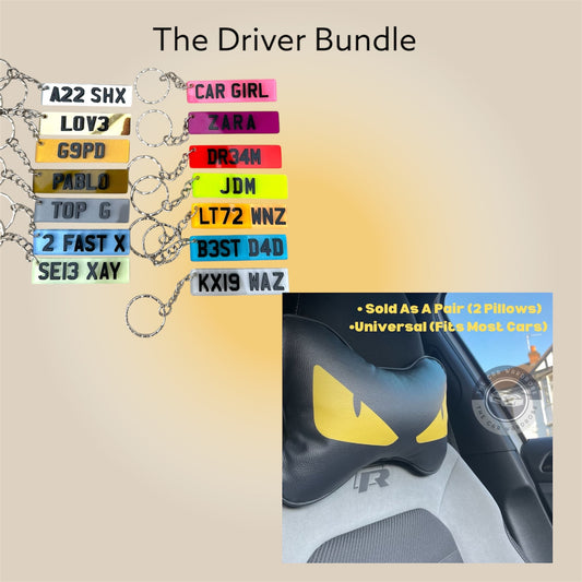 The Driver Bundle Keyring + Pillows