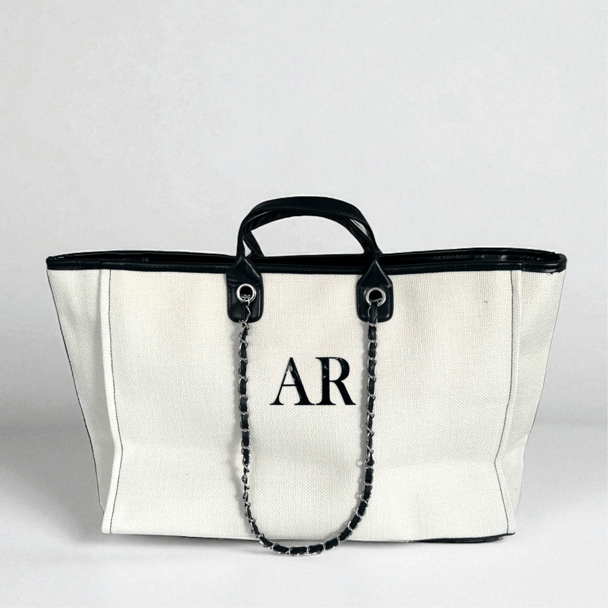 Personalised Large Totebag Handbag With Initials - SeriouslyPersonal