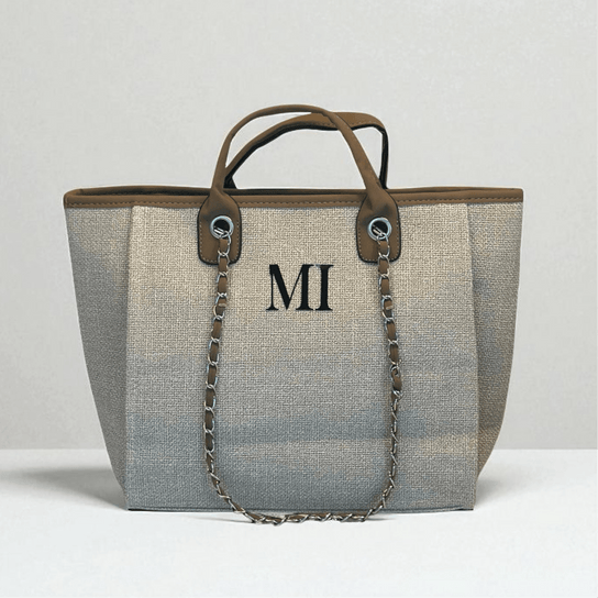 Personalised Medium Totebag Handbag With Initials - SeriouslyPersonal