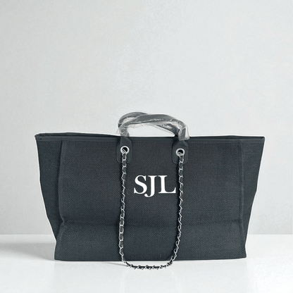 Personalised Large Totebag Handbag With Initials - SeriouslyPersonal