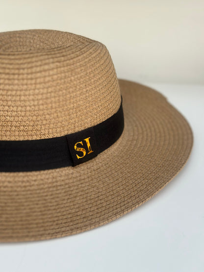 Personalised Straw Fedora Sun Hat