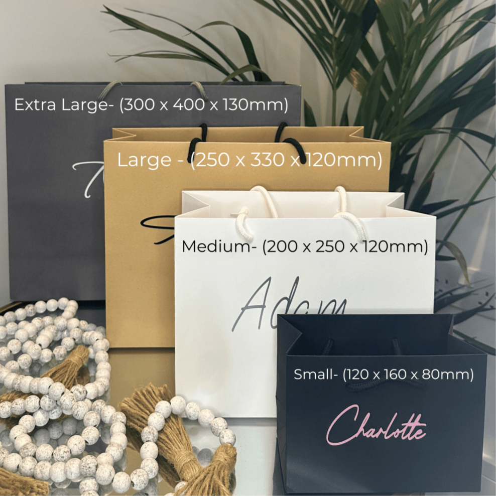 Personalised Gift Bag | Wedding, Stag & Bridal Party Bags | Birthday & Anniversary Favour Bag