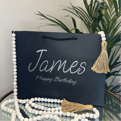 Personalised Gift Bag | Wedding, Stag & Bridal Party Bags | Birthday & Anniversary Favour Bag