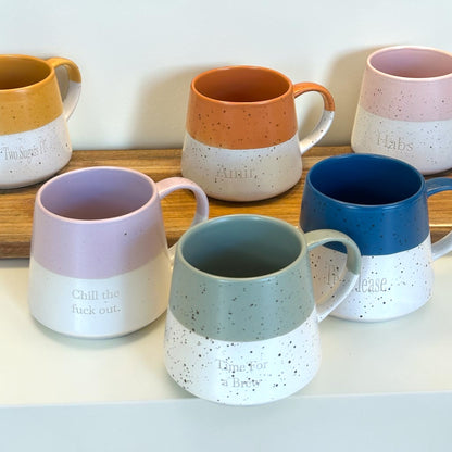 Personalised Two Tone Fleck Mug