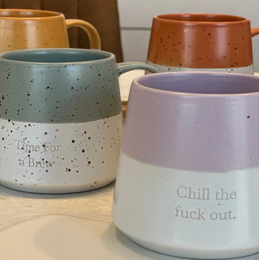 Personalised Two Tone Fleck Mug