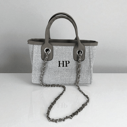 Personalised Mini Totebag Handbag With Initials - SeriouslyPersonal