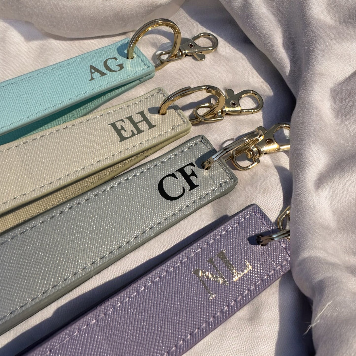 Personalised Wristlet Keyring | Custom Initials | Gifts For Him & Her