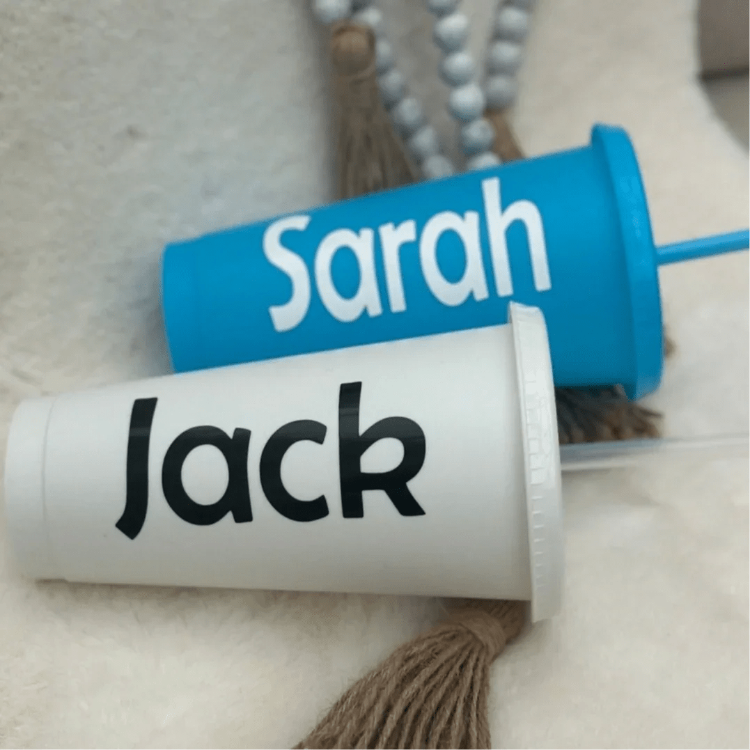 Personalised 24oz 710ml Cold Cup with Straw & Lid | Custom Tumbler - SeriouslyPersonal