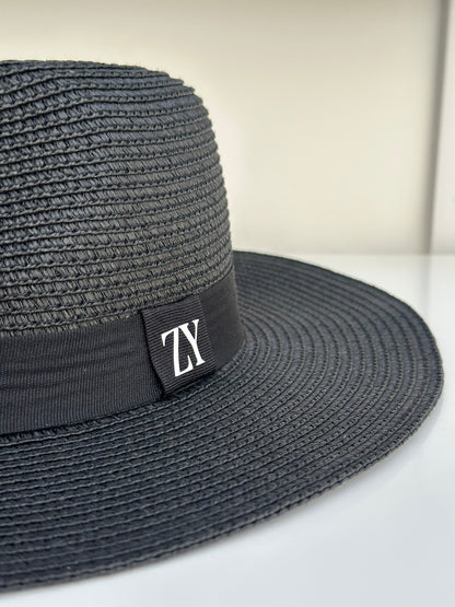 Personalised Straw Fedora Sun Hat
