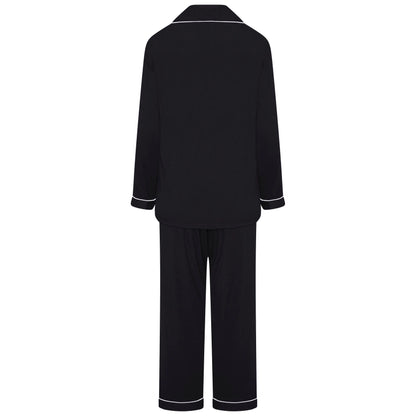 Bamboo Long Pyjama Set - Black