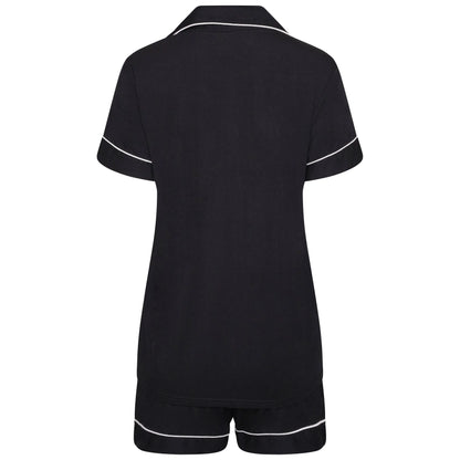 Bamboo Short Pyjama Set - Black