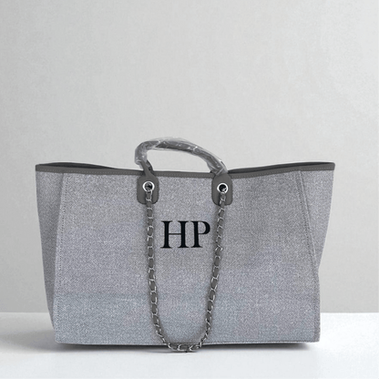 Personalised Large Totebag Handbag With Initials - SeriouslyPersonal