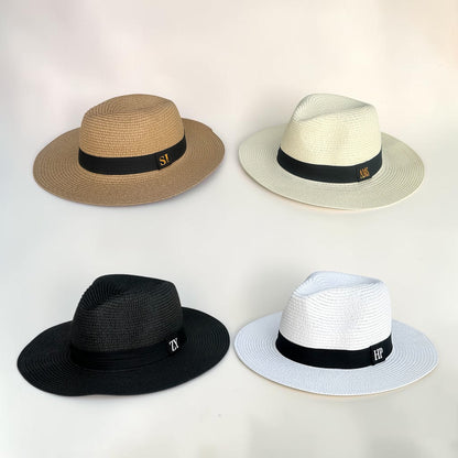 Personalised Straw Fedora Sun Hat
