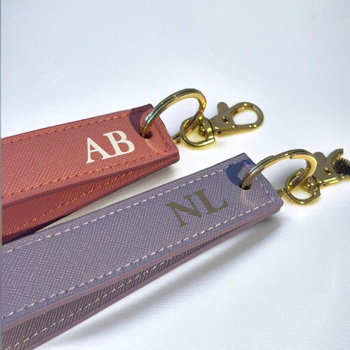 Personalised Wristlet Keyring With Custom Initials - SeriouslyPersonal