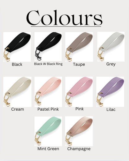 Personalised Wristlet Keyring With Initials