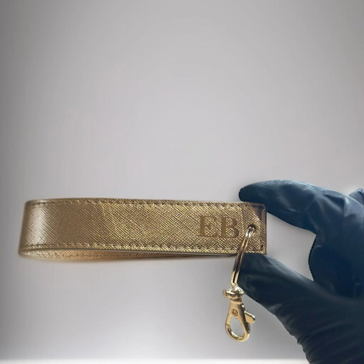 Personalised Wristlet Keyring With Custom Initials - SeriouslyPersonal