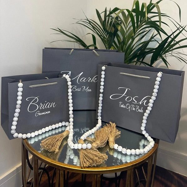 Personalised Gift Bag Wedding, Stag Bridal Party Bags