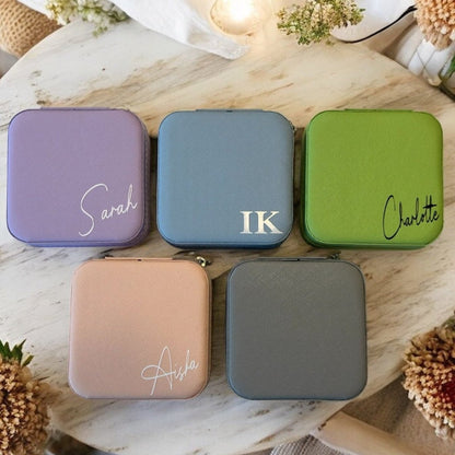 Personalised Jewellery Box Travel Jewellery Case Accessories - SeriouslyPersonal